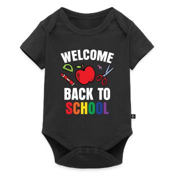 Welcome Back to School Back to School Teachers - Baby Premium short-sleeve bodysuit - black - Front