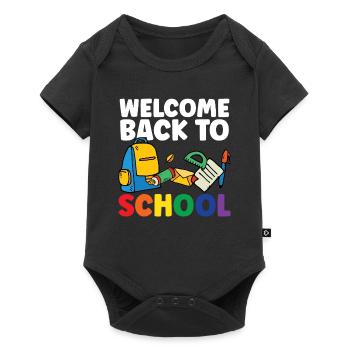 Welcome back to school Teachers Back to school - Baby Premium short-sleeve bodysuit - black - Front