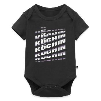 Koch Spruch Hobby Köchin - Baby Premium Kurzarmbody - Schwarz - Vorne