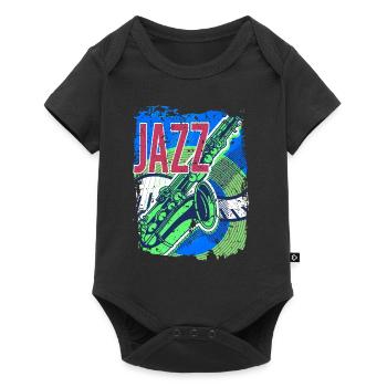 Jazz Musik Improvisation Festival - Baby Premium Kurzarmbody - Schwarz - Vorne