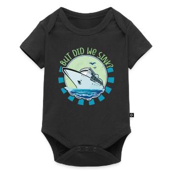 Boating Dad Boat Captain Pontoon Sailor Cruising - Baby Premium short-sleeve bodysuit - black - Front