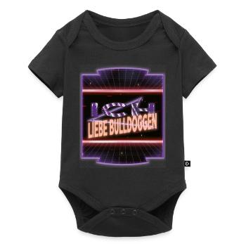 windhund humor bluthund cool spruch hundehalter - Baby Premium Kurzarmbody - Schwarz - Vorne