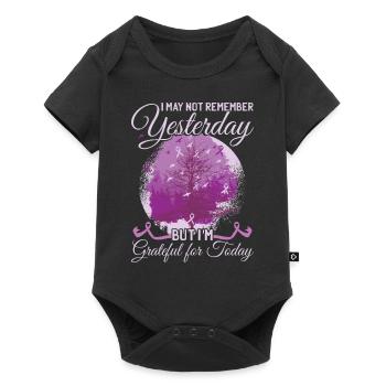I May Not Remember Yesterday | Alzheimer's - Baby Premium short-sleeve bodysuit - black - Front