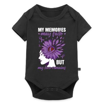 Mes souvenirs peuvent s’estomper | Alzheimer - Body à manches courtes Premium Bébé - noir - Devant