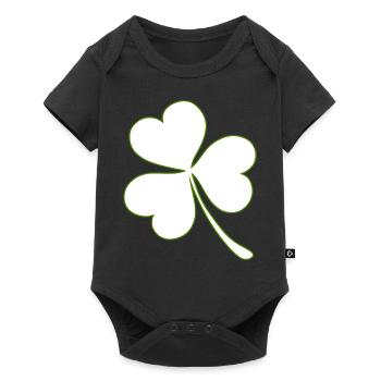 Cloverleaf - Baby Premium short-sleeve bodysuit - black - Front