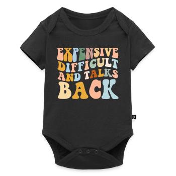 Expensive Difficult And Talks Back - Baby Premium short-sleeve bodysuit - black - Front