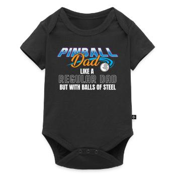Pinball player - Baby Premium short-sleeve bodysuit - black - Front