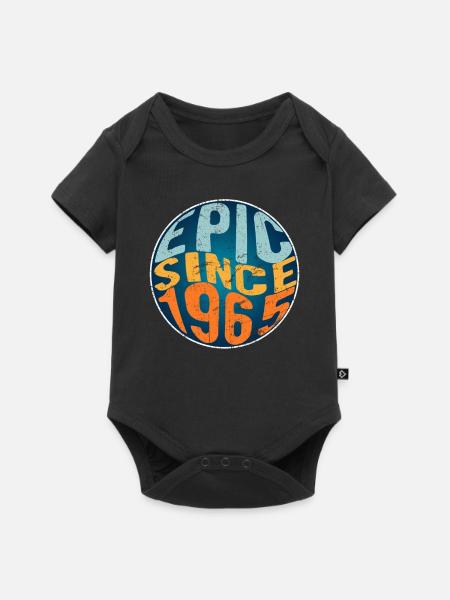 Episch Seit 1965 - Baby Premium Kurzarmbody - Schwarz