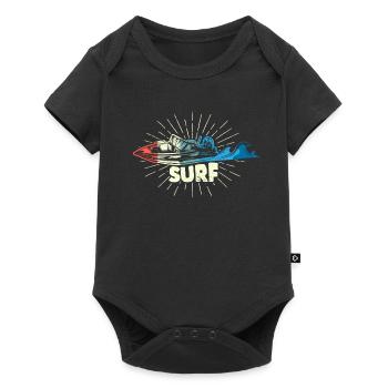 Wakesurf Bateau Wave Wakesurf Activité estivale - Body à manches courtes Premium Bébé - noir - Devant