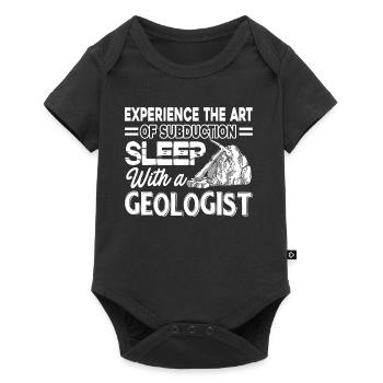 Geologist Sleep With A Geologist - Baby Premium short-sleeve bodysuit - black - Front