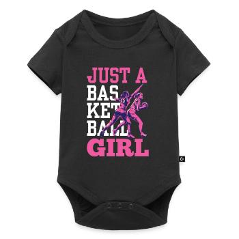Only one basketball girls team basketball player - Baby Premium short-sleeve bodysuit - black - Front