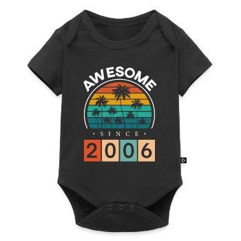 2006 Né 18e anniversaire Année de naissance Millésime - Body à manches courtes Premium Bébé - noir - Devant