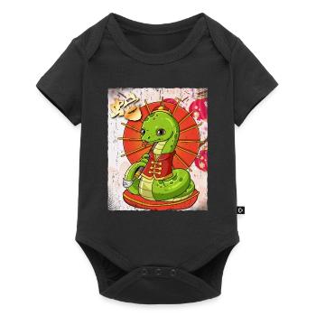 Year of the Serpent Lunar New Year Chinese - Baby Premium short-sleeve bodysuit - black - Front