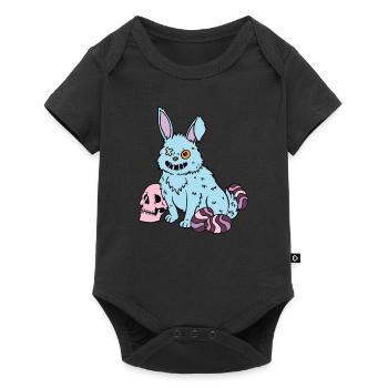 Gothic Rabbit Gothic Rabbit Gothic Easter Emo Goth - Baby Premium short-sleeve bodysuit - black - Front
