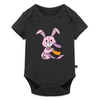Gothic Rabbit Gothic Rabbit Gothic Easter Emo Goth - Baby Premium short-sleeve bodysuit - black - Front