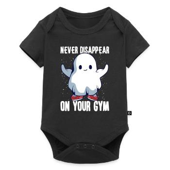 Bodybuilding Powerlifting Weightlifting Fitness - Baby Premium Kurzarmbody - Schwarz - Vorne