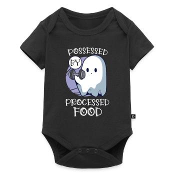 Bodybuilding Powerlifting Weightlifting Fitness - Baby Premium short-sleeve bodysuit - black - Front