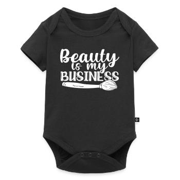 La beauté est mon affaire - Body à manches courtes Premium Bébé - noir - Devant