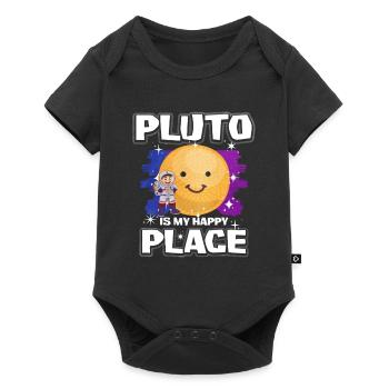 Pluto Planet Gift - Baby Premium short-sleeve bodysuit - black - Front