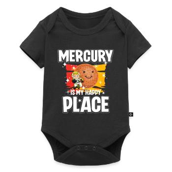 Merkur Planet Gift - Baby Premium short-sleeve bodysuit - black - Front