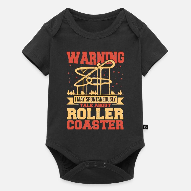 Talk About Roller Coasters Theme Park Vacation Rol - Baby Premium short-sleeve bodysuit - black