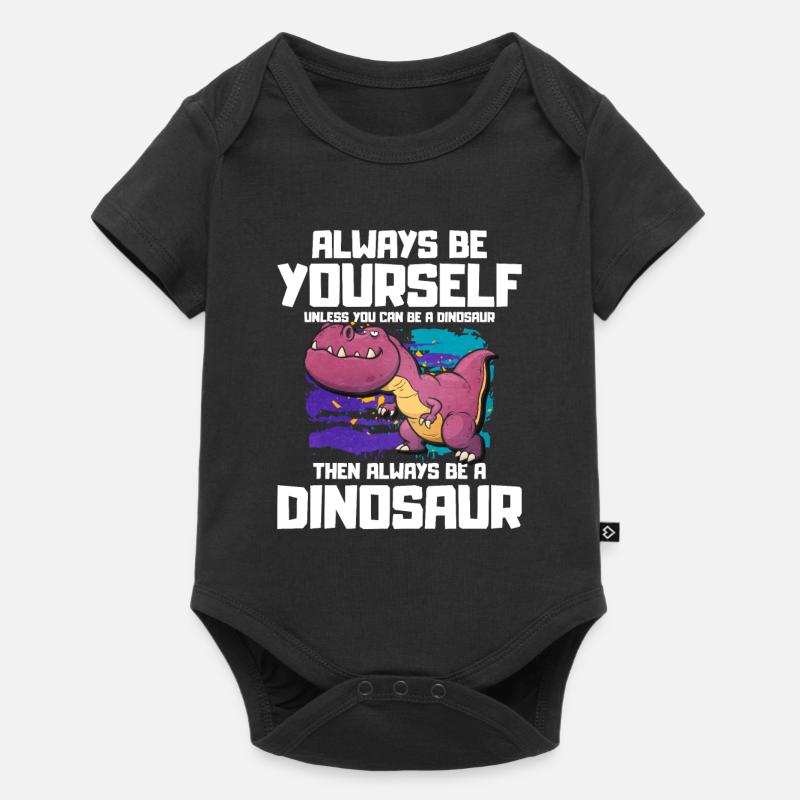 T-Rex - Body à manches courtes Premium Bébé - noir