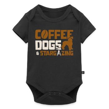 Astrophotography, astronomy, stargazing - Baby Premium short-sleeve bodysuit - black - Front