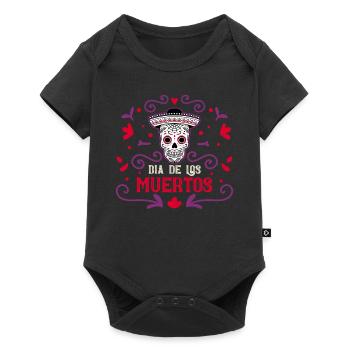 Dia de los Muertos Day of the Dead Mexican - Baby Premium short-sleeve bodysuit - black - Front