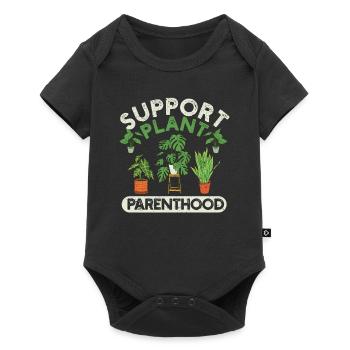 Soutenir la parentalité des plantes Drôles de jardiniers Plantes - Body à manches courtes Premium Bébé - noir - Devant