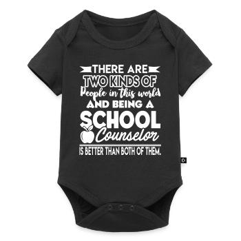 School Counselor Being A School Counselor - Baby Premium short-sleeve bodysuit - black - Front