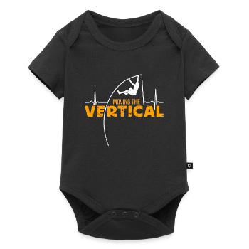 Pole Vault Moving The Vertical Track And Field - Baby Premium Kurzarmbody - Schwarz - Vorne