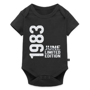 June 1983 limited Edition Year of birth - Baby Premium short-sleeve bodysuit - black - Front