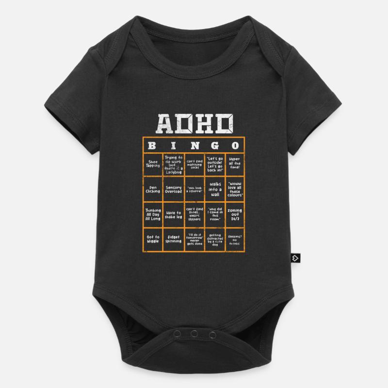 ADHD - Baby Premium short-sleeve bodysuit - black