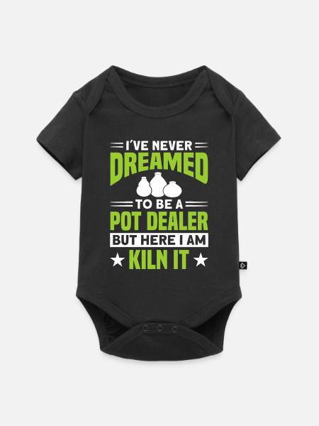 Töpfern Töpfer Töpferei Pottery - Baby Premium Kurzarmbody - Schwarz
