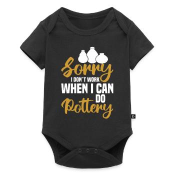 Töpfern Töpfer Töpferei Pottery - Baby Premium short-sleeve bodysuit - black - Front