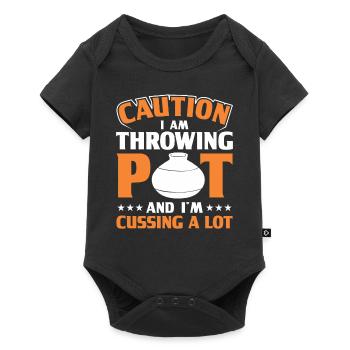 Töpfern Töpfer Töpferei Pottery - Baby Premium short-sleeve bodysuit - black - Front