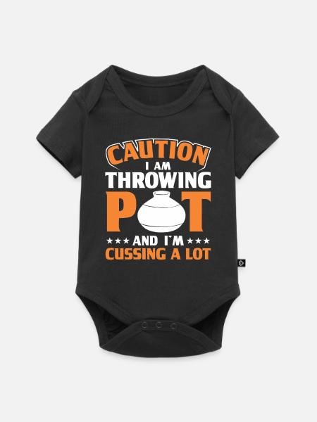 Töpfern Töpfer Töpferei Pottery - Baby Premium Kurzarmbody - Schwarz