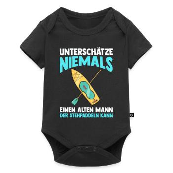 Stand Up Paddeling - Baby Premium Kurzarmbody - Schwarz - Vorne