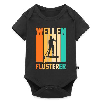Stand Up Paddeling - Baby Premium Kurzarmbody - Schwarz - Vorne