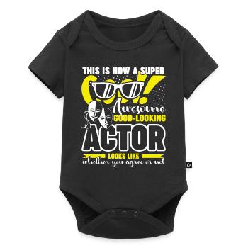 Actor Awesome Actor Looks Like - Baby Premium short-sleeve bodysuit - black - Front