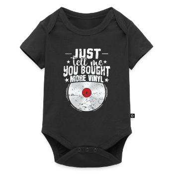 Dites-moi simplement que vous avez acheté plus de disques vinyles - Body à manches courtes Premium Bébé - noir - Devant