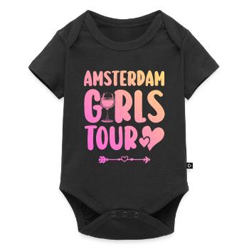 Amsterdam Girls Tour - Body à manches courtes Premium Bébé - noir - Devant