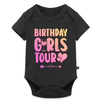Birthday Party Team - Baby Premium short-sleeve bodysuit - black - Front