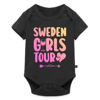 Équipe de Suède - Body à manches courtes Premium Bébé - noir - Devant