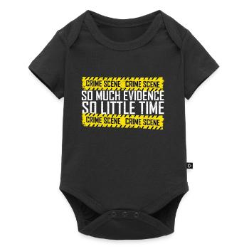 Forensics Forensic Scientist Forensic Science - Baby Premium short-sleeve bodysuit - black - Front