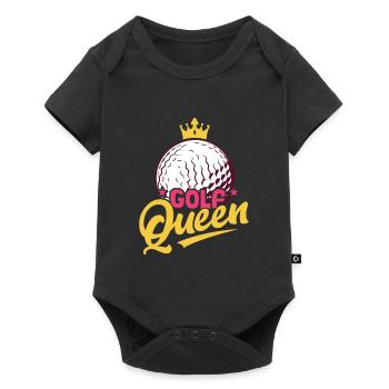 Golf Queen Golfing Par Tee - Baby Premium short-sleeve bodysuit - black - Front
