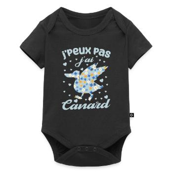 J'peux Pas J'ai Canard - Body à manches courtes Premium Bébé - noir - Devant