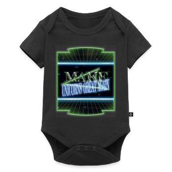 Idée cadeau drôle dictons drôles cadeaux d’anniversaire - Body à manches courtes Premium Bébé - noir - Devant