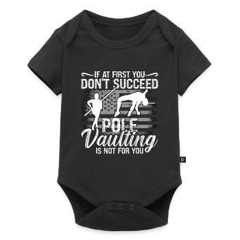 Pole Vault If At First You Don't Succeed Vaulting - Baby Premium short-sleeve bodysuit - black - Front