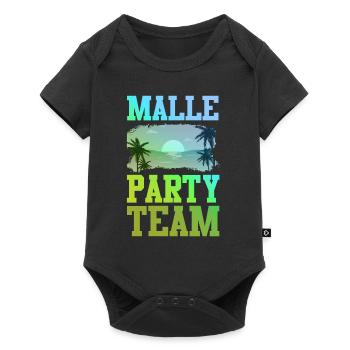 Malle Party Team - Baby Premium short-sleeve bodysuit - black - Front